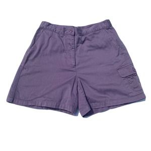 IZOD PERFORMX WOMEN'S BERMUDA SHORTS PURPLE SIZE 4 COTTON NYLON GOLF TENNIS